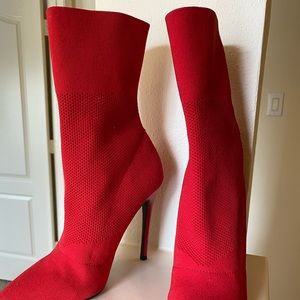 Red Steve Madden Booties❤️🔥